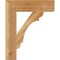 Ekena Millwork Olympic Block Rough Sawn Bracket, Western Red Cedar, 4"W x 18"D x 22"H BKT04X18X22OLY05RWR - alternate 3